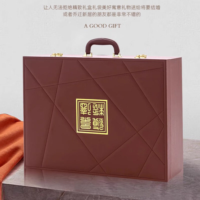 FAOUGE tableware complete set Jingdezhen light luxury high-end porcelain dishes set combination home wedding housewarming gift, gold-covered, suitable for 5-10 people, 60-piece set