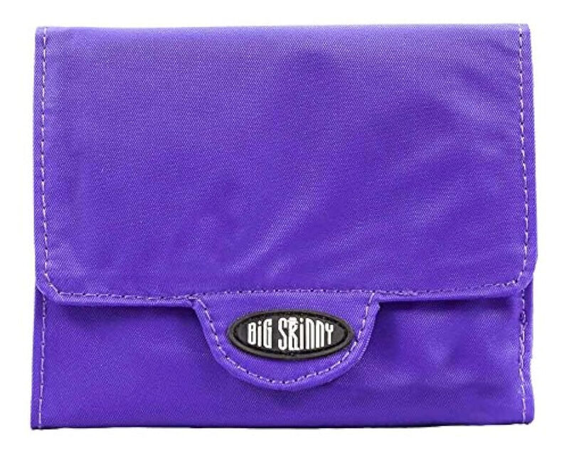 Big SkinnySkinny Women's Slim Wallet Purple One Size