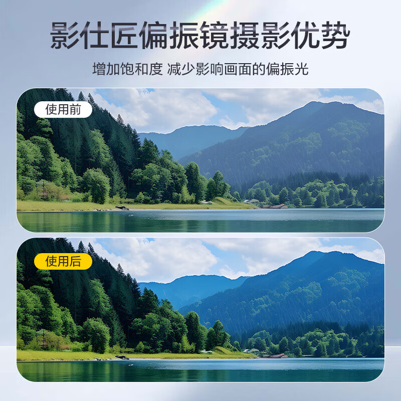 Shadowsmith is suitable for Action4/5Pro filter ND lens sports camera filter set anti-light damage UV polarization CPL black soft filter set six-piece set ND*4+CPL+black soft