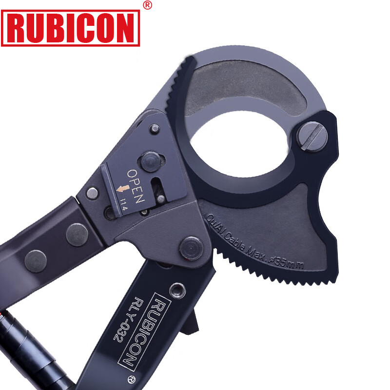 Robin Hood (RUBICON) cable cutter cable cutter wire cutter industrial grade large electrician wire cutting tool ratchet cable scissors RLY-0 RLY-032 cable cutter