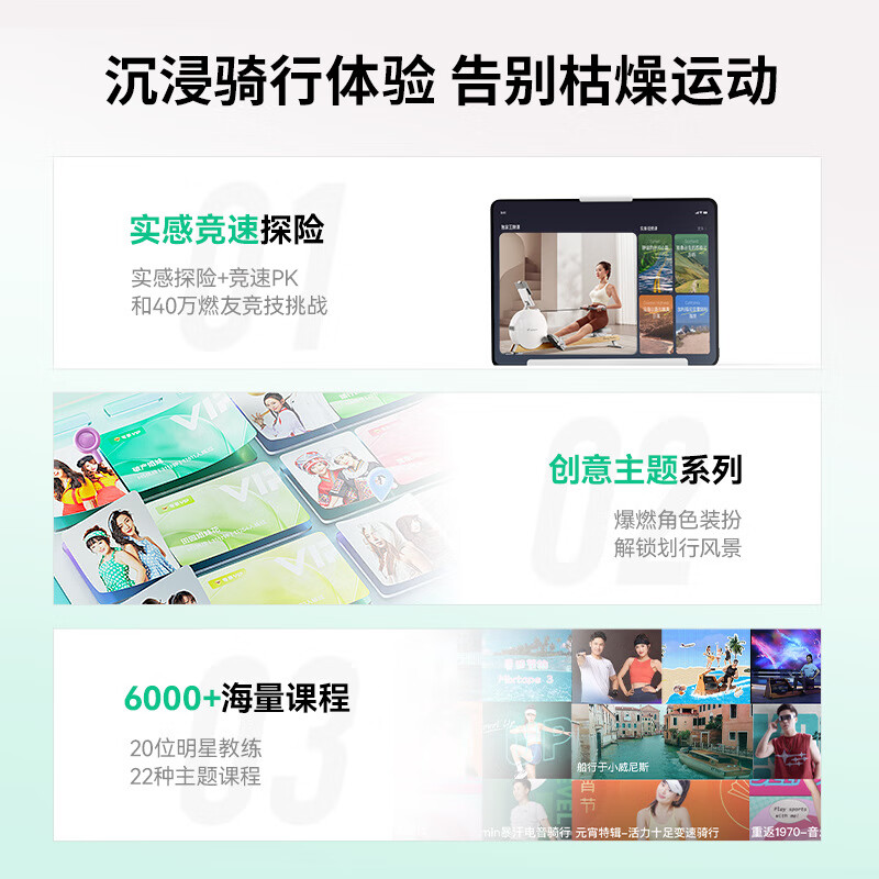 Merrick Q3 magnetic rowing machine MR-R21 smart home 32-stop resistance adjustment aerobic paddling sports equipment white solid wood aluminum rail self-generating version MR-R21W2