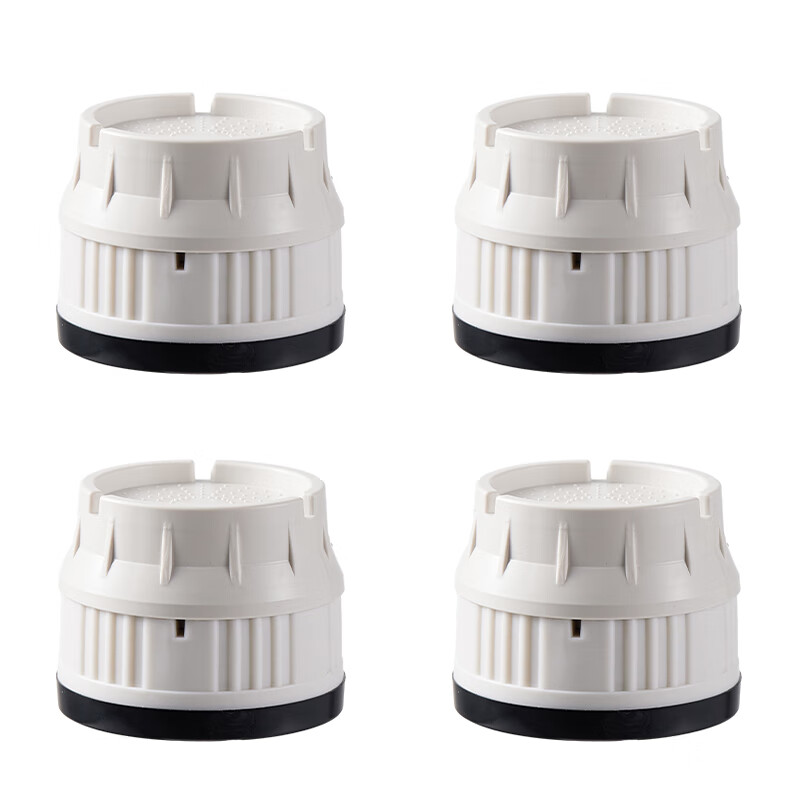Suitable for washing machine base heightening elephant legs anti-slip anti-shock adjustable bracket four-legged cushion shock-absorbing pad heightening silent upgrade model - thickened 1 layer - gray
