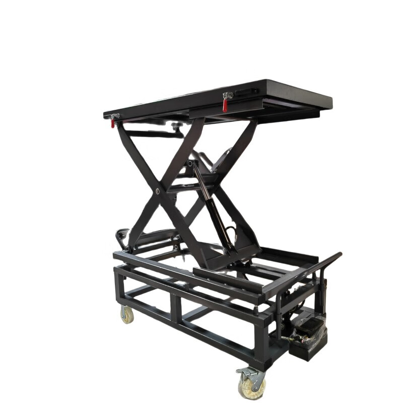 Electric vehicle battery lift, new energy vehicle battery pack disassembly, lift bracket, lifting platform cart, gray 1.5T/pneumatic model