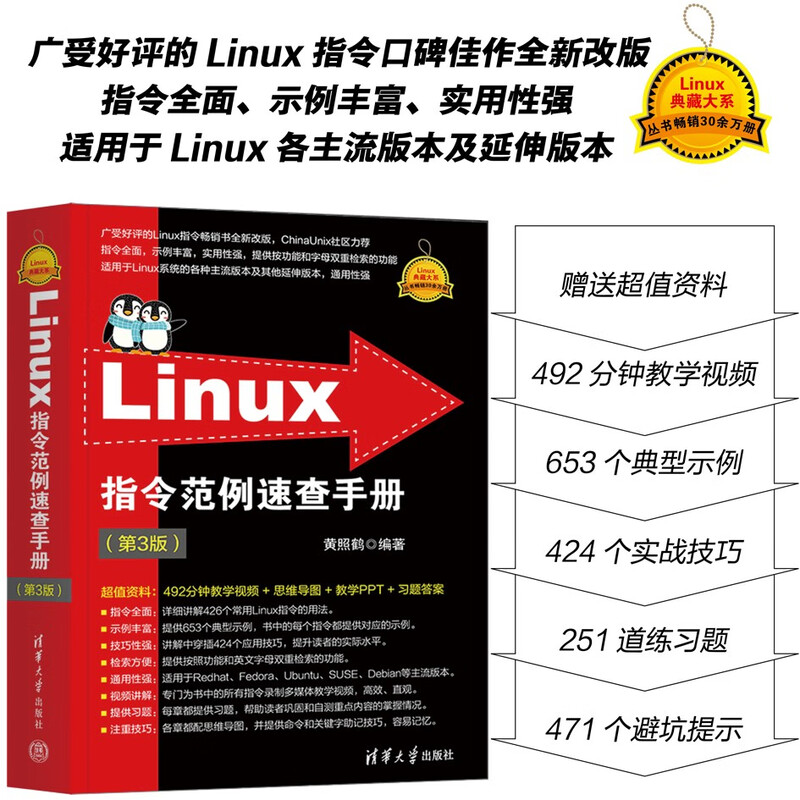 Linux Command Examples Quick Reference Manual (3rd Edition) (Linux Collection Series)