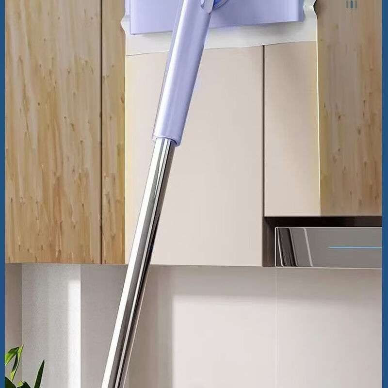 JD Logistics Face Towel Mop Lazy Cloth Mini Mop New Household Electrostatic Dust Removal Paper Mop Taro Purple + Rag Rag Stainless Steel Rod