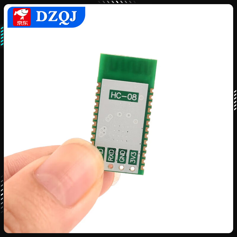 HC-08 master-slave integrated Bluetooth 4.0 module board DIY wireless serial port transparent transmission electronic module BLE HC-08 Bluetooth 4.0 module with bottom plate welding pin header (1 piece)