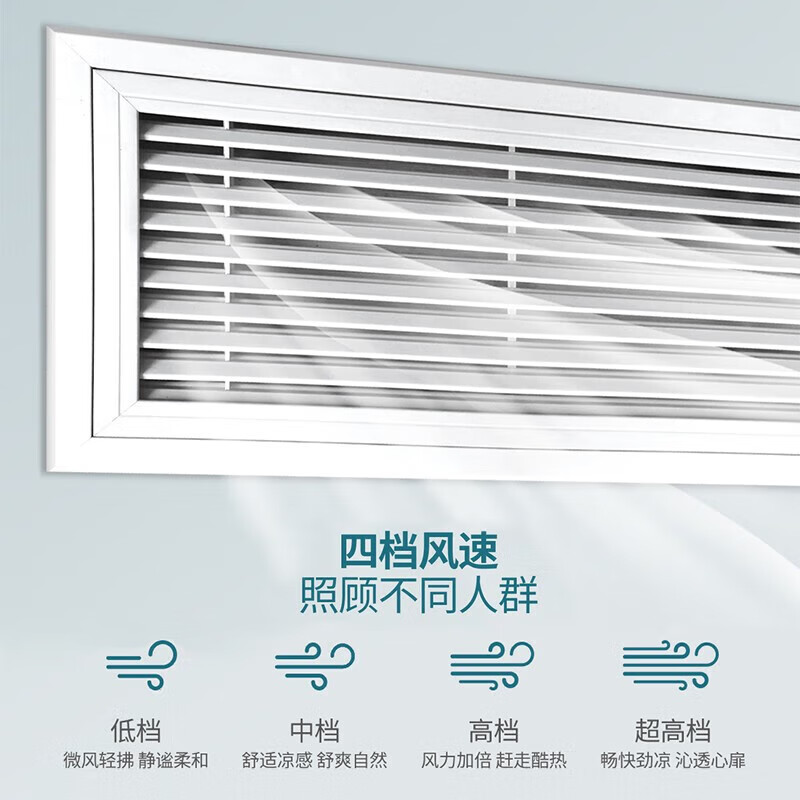 Chigo ceiling unit, commercial central air conditioner, fixed frequency conversion hidden ceiling, ceiling type air conditioner, patio unit, embedded shop air conditioner, 3 HP, duct machine, first-class energy efficiency frequency conversion