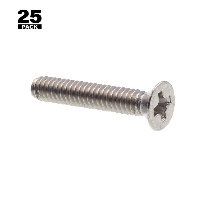 Prime-Line9000244 Machine Screw Flat Head Phillips #256 X 1/2 in.