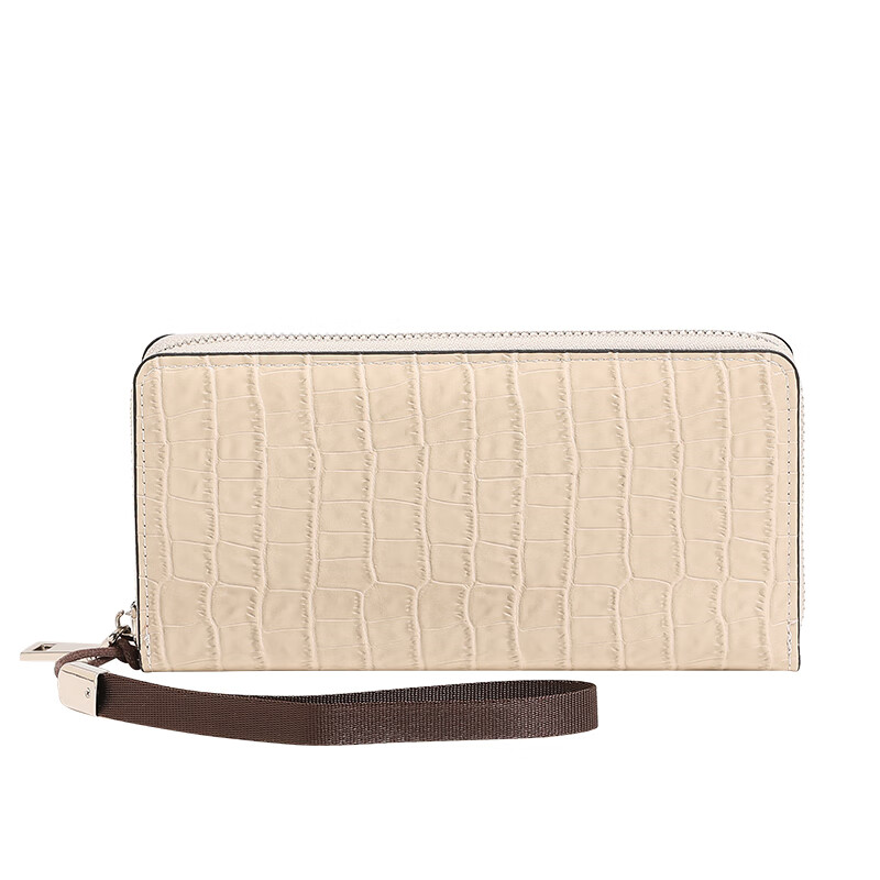 CHARLIE&KELLICK Women's Bag Official Fashion Wallet New Card Clip Wallet Integrated Clutch Bag Women Gray (Gift Box/Bag) Gift Box Gift Bag