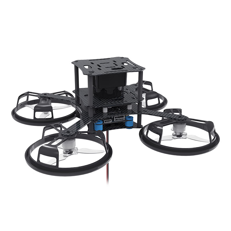 WHEELTEC Quadcopter F570 Open Source UAV stm32 Flight Control Optical Flow Hover Long Endurance Development Kit Aerial Photography Small Remote Control Aircraft Brushless Motor F570 Quadcopter + Optical Flow + STL Flip Radar Finished Product Release