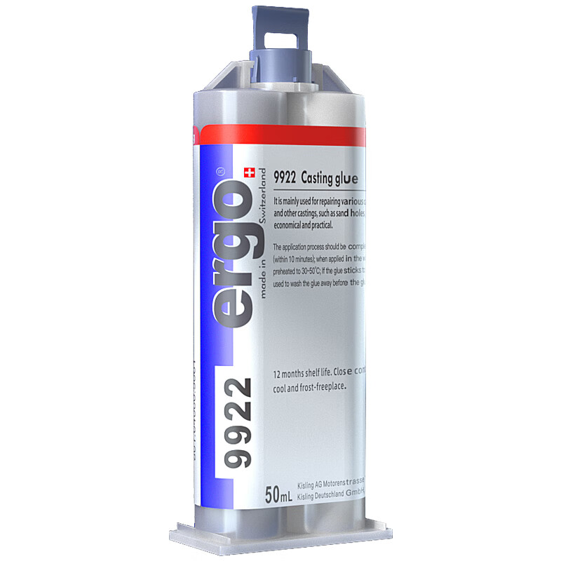 Ergo9922 (2 pack) caster's glue, high temperature resistant welding ab glue, electric welding strong glue, stained stainless steel oil tank, leak-proof iron radiator, universal welding agent, special repair agent for sticking metal