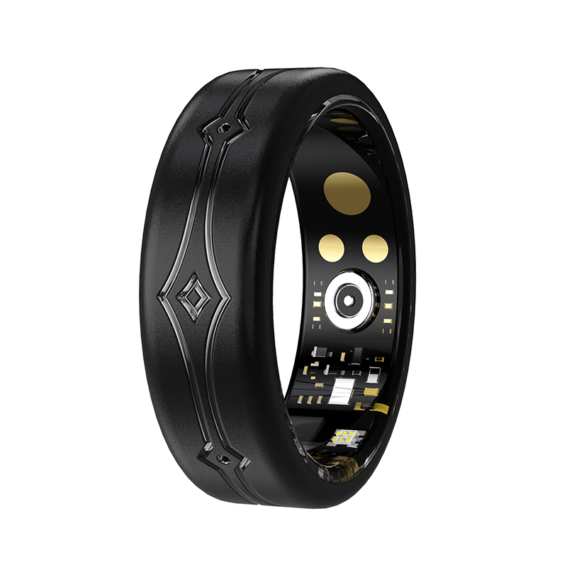 Haban Cloud Ring Non-Invasive Blood Sugar Smart Ring Sleep Blood Oxygen Heart Rate Blood Pressure Health Monitoring Ring Bluetooth Smart Ring Sports Body Temperature Waterproof Xiaomi Samsung Huawei Smart Selection Jazz Black-Flagship Blood Sugar Model-24-Hour Monitoring No. 10 Finger Circumference Approximately 62mm-66mm