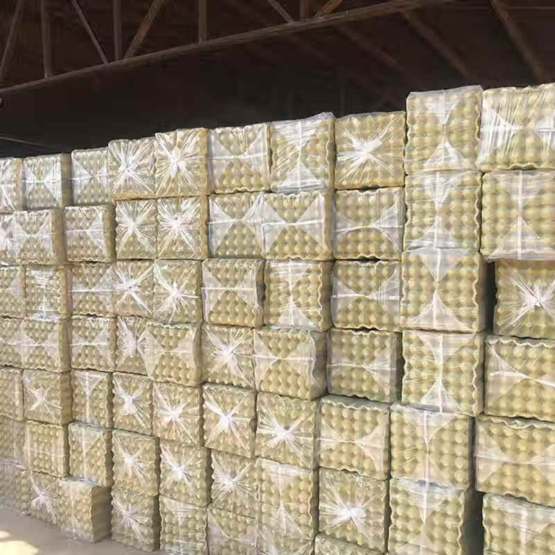 Baichao 30 pieces pure egg tray packaging box paper tray transport egg tray duck egg tray new pulp premium cauliflower yellow waterproof 5 pieces