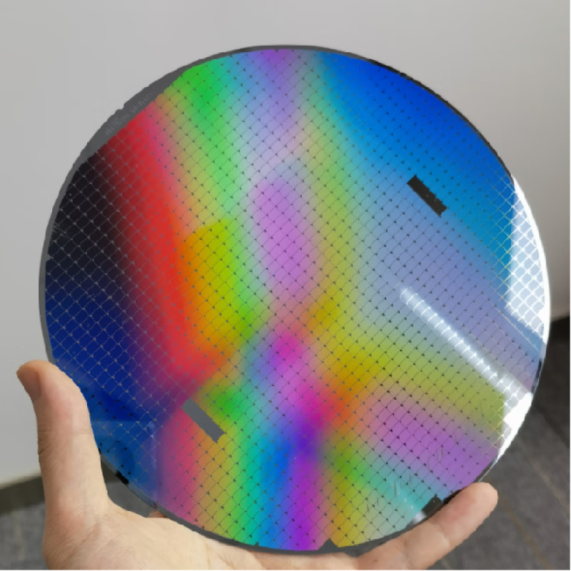 SMIC wafer silicon wafer integrated circuit CPU chip IC semiconductor CMOS photolithography Huawei Violet 12 inches as shown in the picture comes with an acrylic bracket