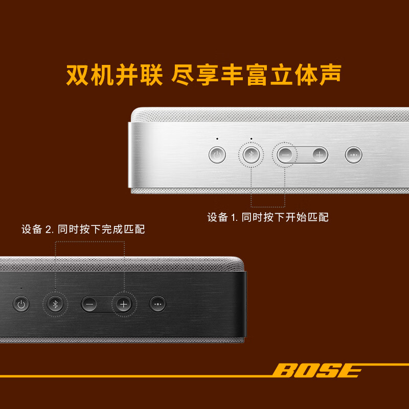 BOSE Wang Hedi's same style SoundLink Home Bluetooth speaker, bright silver, Bluetooth home speaker/audio, outstanding sound quality, elegant and fashionable