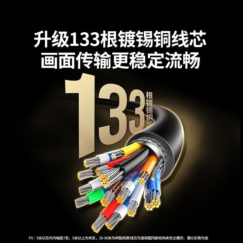 Greenlink HDMI cable version 2.0 4K digital high-definition cable 10 meters video cable engineering grade laptop set-top box to TV projector display data connection cable 10110