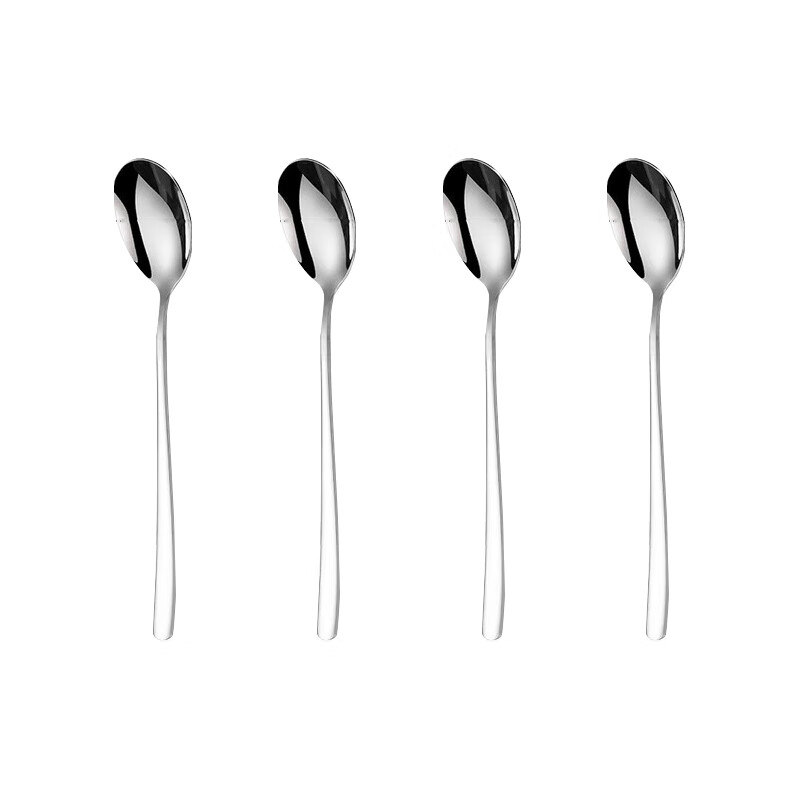 Shi Hua Stainless Steel Spoon Western Food Spoon 4 Pack Household Soup Spoon Rice Spoon Spoon Spoon Table Spoon