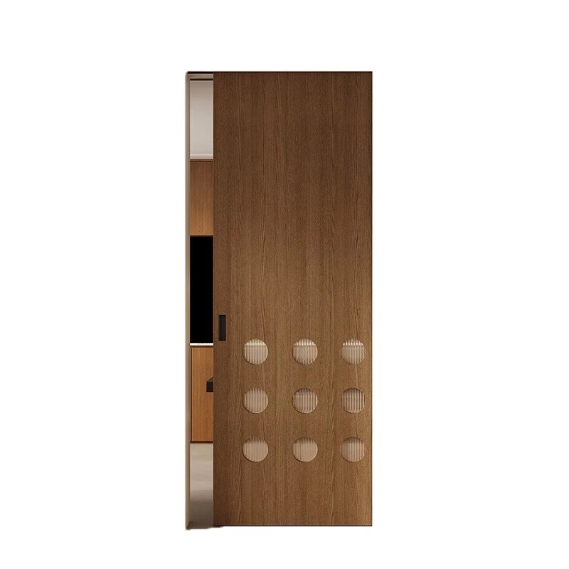 Ghost Door Sliding Door Folding Invisible Door Bedroom Door Pocket Door Sliding Door Solid Wood Partition Door Trackless Sliding Door Pocket Door Display First Square Meter/Sq.