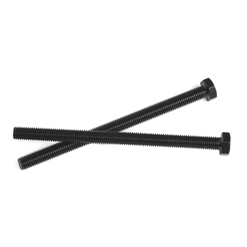 Jinggong (JINGGONG) 12.9 grade external hexagonal screw high strength full thread extended screw bolt M4M5M6M8M10-M36 M12*200 full thread (1 piece)