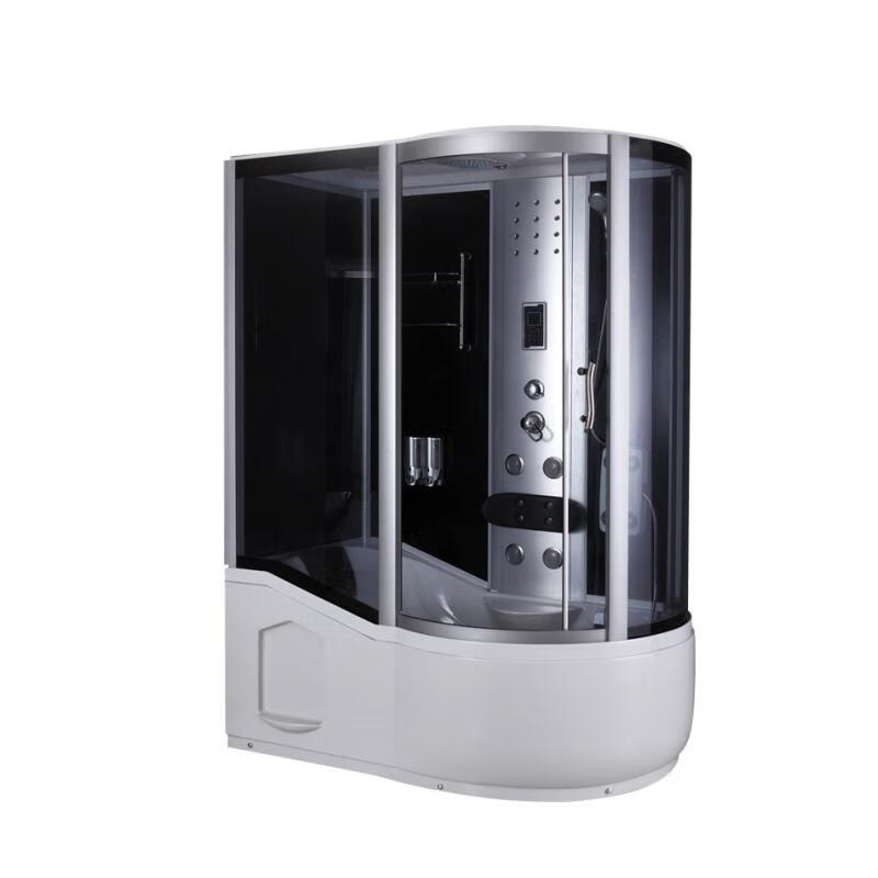 JOMOO shower room overall bathroom arc fan with bathtub steam integrated enclosed glass shower room home bath room 80*80 does not include installation and does not include steam