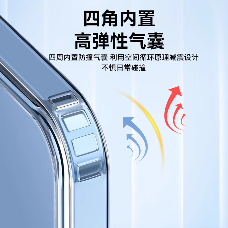 <New> Deyou Transparent Magnetic Phone Case for iPhone 14/15/16 Series Transparent Magnetic Phone Case for iPhone 15