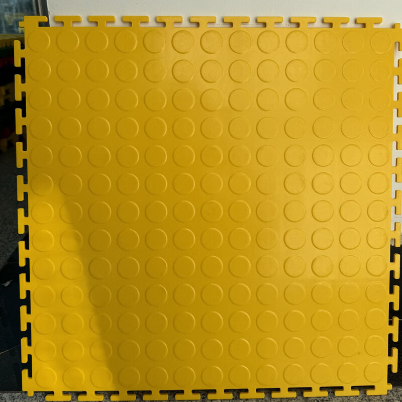 PVC industrial floor mats, automobile repair shop plastic splicing cover thickening, repair shop floor mats, new energy insulation workshop, 450*450*4.5mm thick leather texture