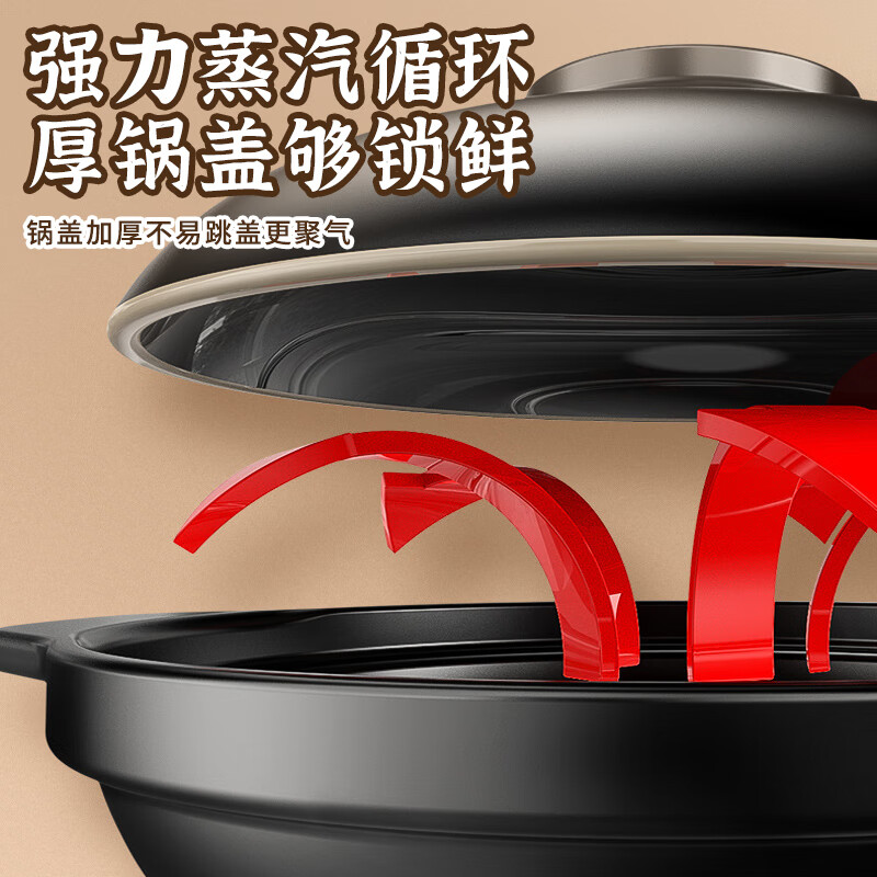 Quanpinwu casserole stew pot household gas high temperature resistant dry-fired claypot rice gas stove special ceramic soup pot commercial casserole