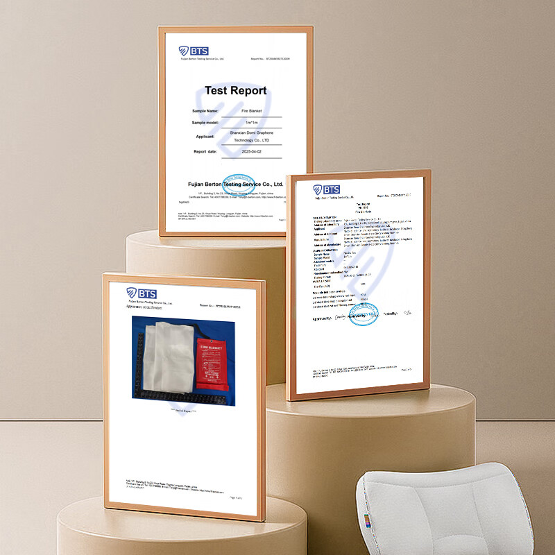 Beifute fire blanket 1.5*1.5mCE certified fiberglass fire blanket fire-fighting special factory gas station emergency fire escape fire blanket thermal insulation and flame retardant