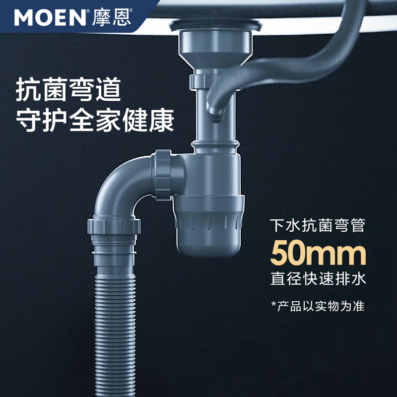 Moen store model Nano anti-oil gun ash sink set 75813EB/75513EB/75613DB 800MM gun ash sink with 87014GG gun ash