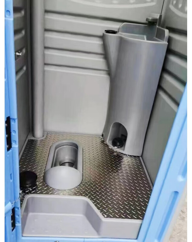 Clean Fighter simple portable toilet mobile outdoor public toilet construction site temporary outdoor toilet scenic spot public mobile toilet H9 luxury all-in-one 100*100*235cm