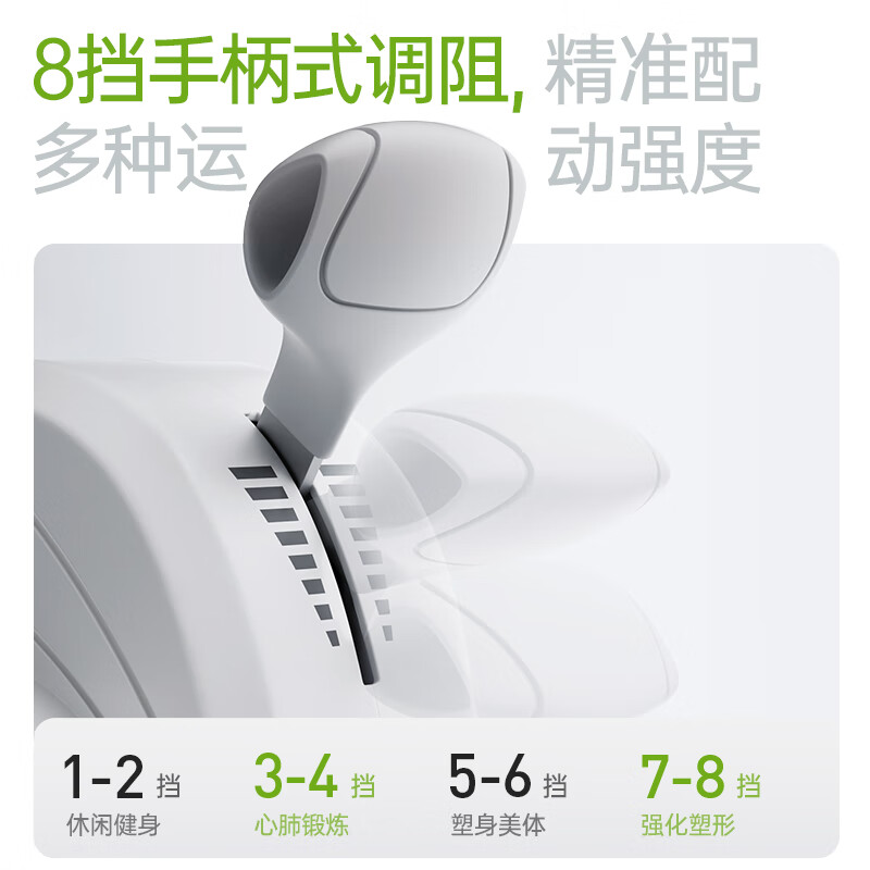 Merrick elliptical stepper household small mini elliptical stepper space walker weight loss walking treadmill fitness equipment new product-basic model-magnetic flywheel-send pull rope