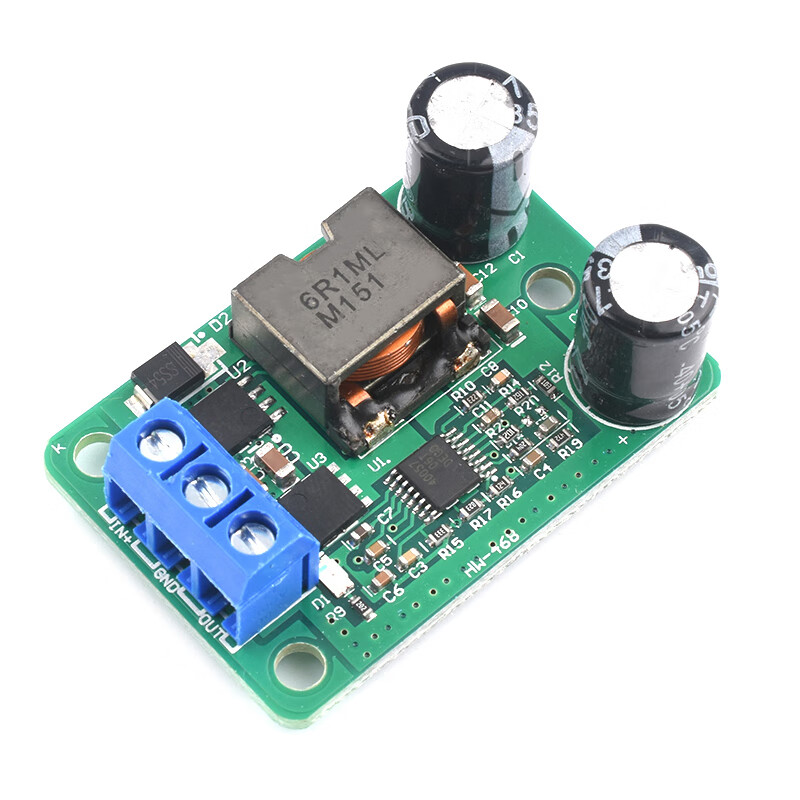 Zejie 24v/12V to 5V/5A power supply DC-DC step-down module IN9-35V super LM2596S replaces 055L 9-35V to 5V5A terminal output