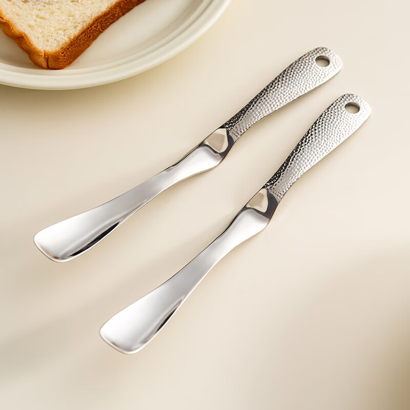 Onlycook316L stainless steel butter knife spoon dumpling filling spoon multi-functional butter jam knife wonton filling tool single 316L dumpling filling spoon/butter knife