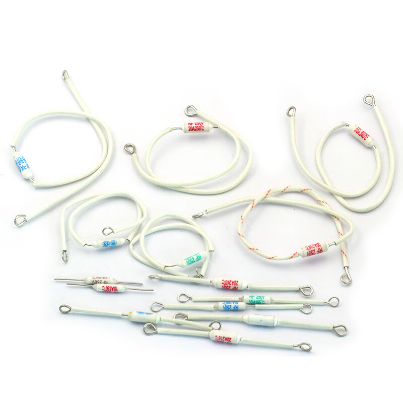 Dafuri rice cooker ceramic temperature fuse fuse accessories resistor rf216 degrees 10A 20A 250V 130 degrees 10A/250V long 50mm (2 pieces