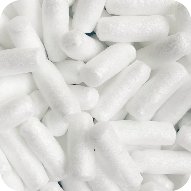 Greenway 15 liters of biodegradable styrofoam filling, starch foam granules, 3D printed parts, shockproof packaging, white extension (non-water soluble/environmentally friendly and low carbon), 35 liters (carton 53*23*29cm)