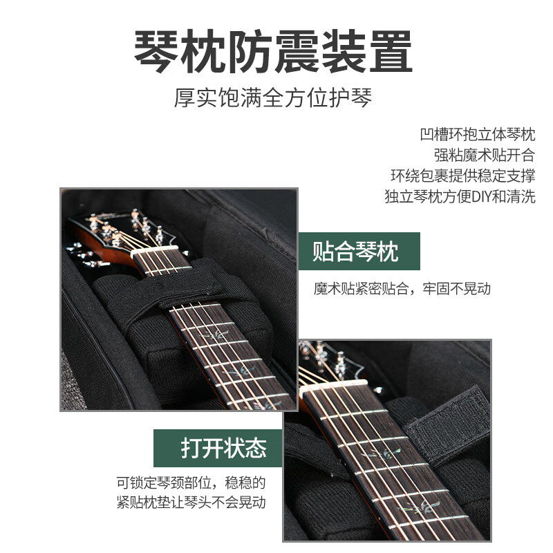 KEPMA KEPMA KB01 KEPMA guitar bag thickened sponge waterproof gig bag 40/41 inch portable backpack