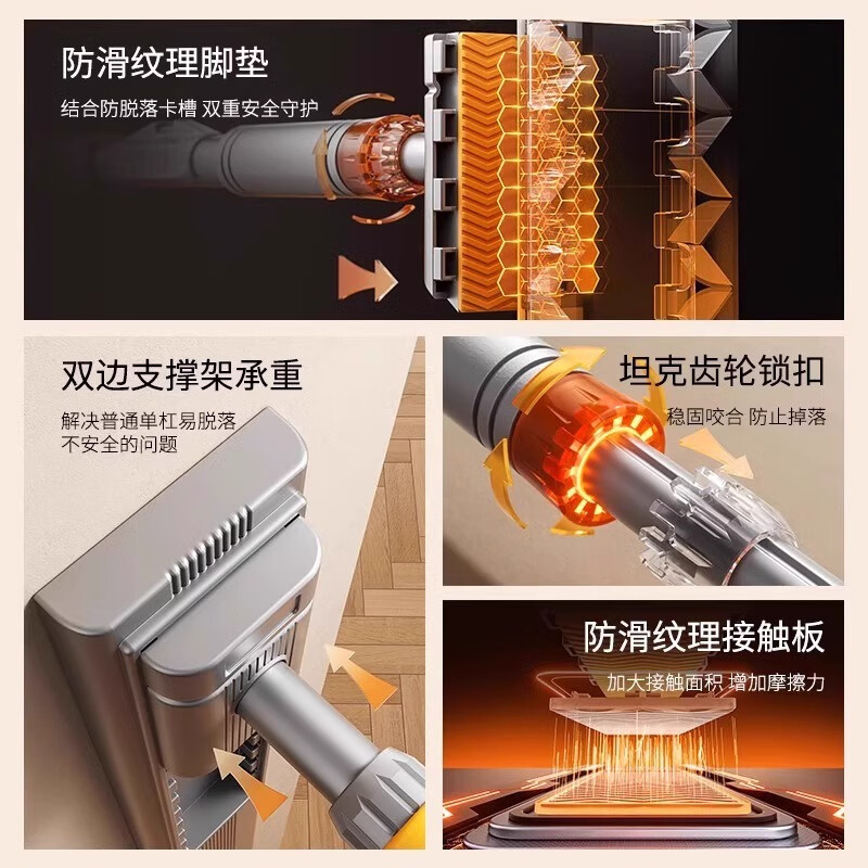 Maifeite floor-standing horizontal bar home pull-up device indoor single bar punch-free home waist protrusion hanging bar training fitness rack new floor-standing horizontal bar-with skirting 100-135cm