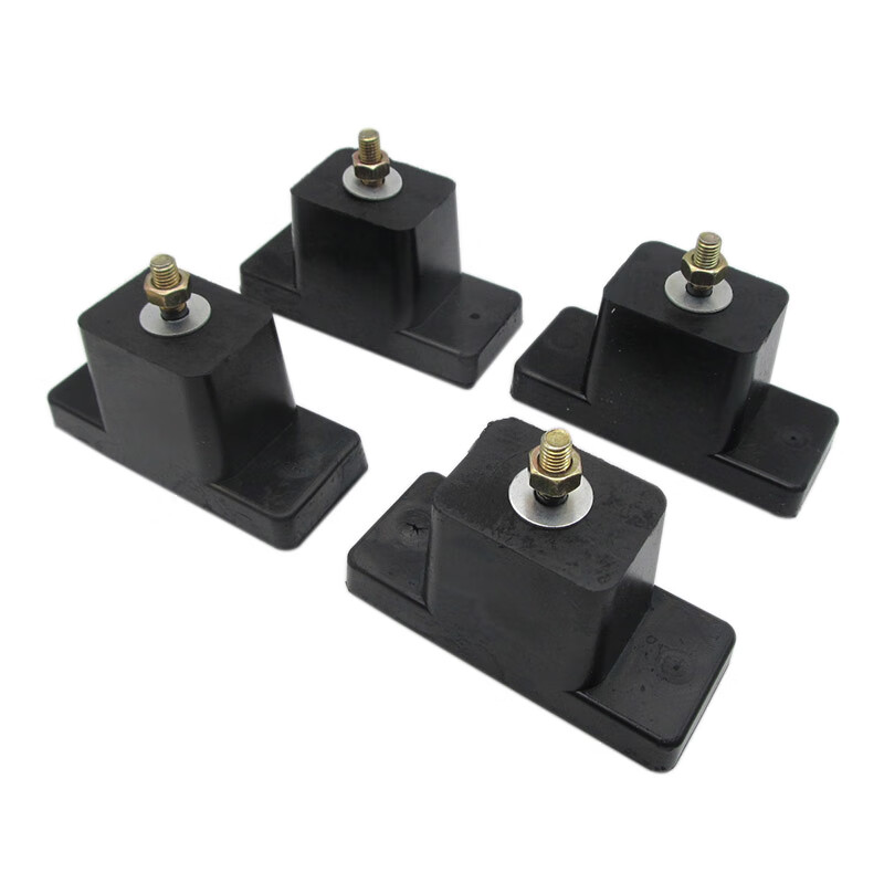 Suitable for air-conditioning outdoor unit shock-absorbing feet, noise reduction and sound insulation, air-conditioning foot brackets, shock-absorbing pads, thickened rubber base foot pads, extra large KT-85 outdoor unit shock-absorbing pads, set of 4 (1-5P)