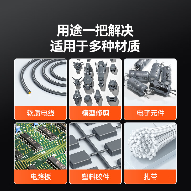 Shanze water mouth pliers diagonal nose pliers 6 inches thick model scissors wire scissors plastic diagonal nose pliers partial mouth pliers WJQ03