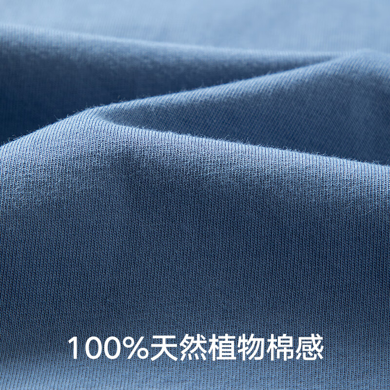 Heilan House men's short-sleeved undershirt men's round neck pure cotton 100% cotton comfortable breathable thin basic base layer 2-pack