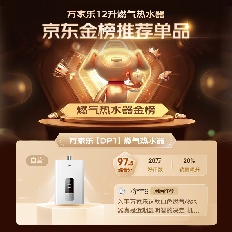 Macro Constant Temperature King DP1(F) Gold List Hot Products 12-liter Gas Water Heater State Subsidy 15% Natural Gas Intelligent Variation Energy-saving Antifreeze Trade-in 8-year warranty