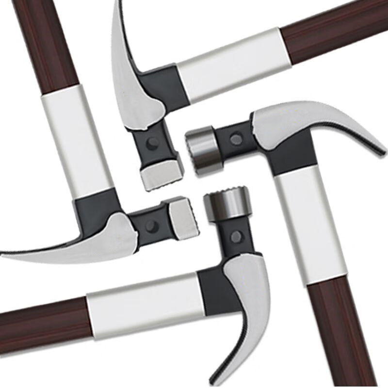 Ye Yu shop insulated handle claw hammer electrician hammer woodworking installation hammer 6 taels 8 taels pull-out nail tool household magnetic suction with aluminum set square head straight tail 6 taels