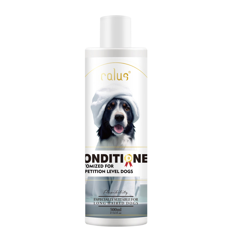 Calus competition-level customized dog shower gel deodorizing bath shampoo special conditioner for long-haired dogs
