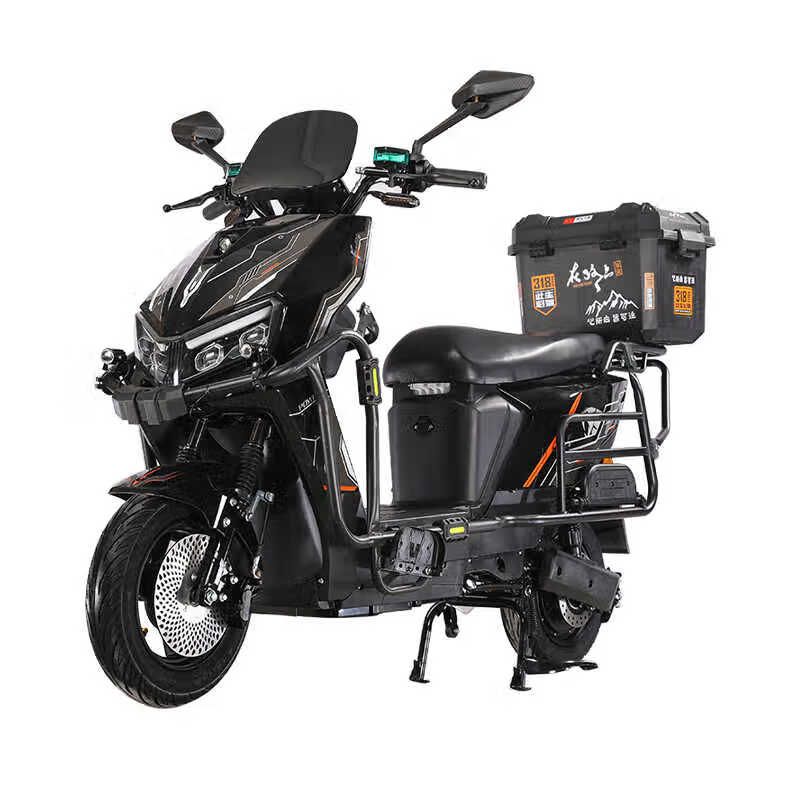 The new thunderstorm takeaway electric car 72V rechargeable lithium battery Black Knight, the same type of battery car, high-speed battery car, long-distance running king climb, top version of naked car (without battery) 60-70 yards