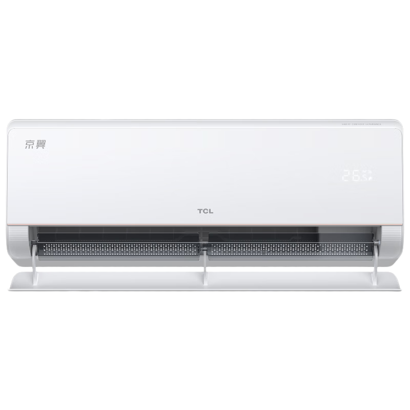 TCL Jingyi 1.5 HP new level energy efficiency fully closed large guide plate soft wind anti-direct blow comfortable and healthy air conditioner KFR-35GW/JD61+B1-factory installation