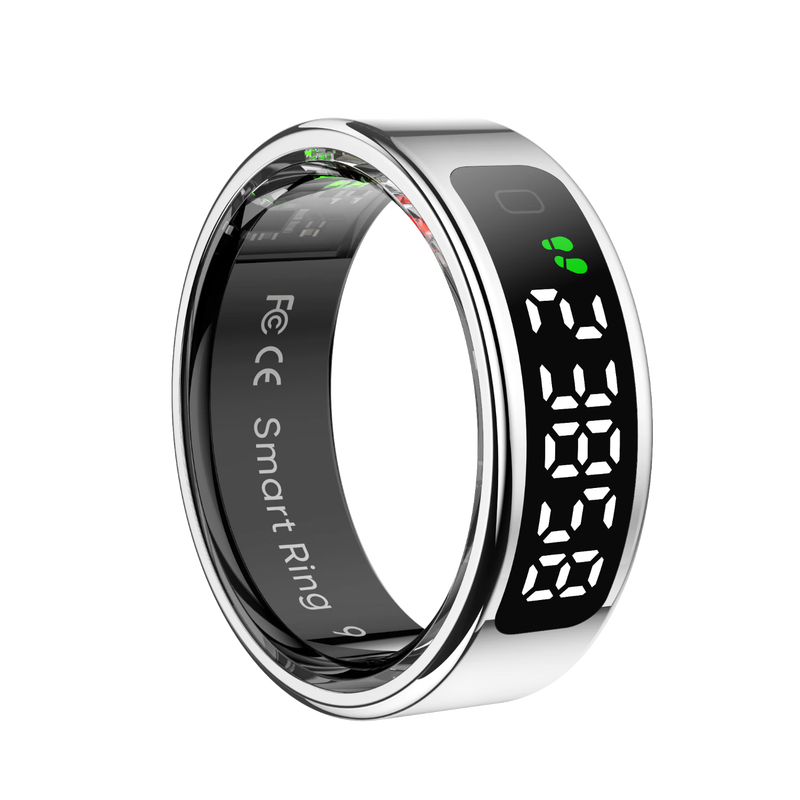 Vegeta 2025 new smart ring multifunctional heart rate blood oxygen sleep health monitoring multi-sport mode recording step counting running smart ring rose gold heart rate blood oxygen/remote photography, etc. 13# inner diameter 22.4mm circumference 70.4mm