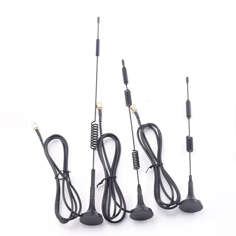 5G/LTE/4G/3G/GSM/NB-IOT/lora/2.4G dual-band IoT suction cup antenna wifi Bluetooth 12DBI 5G full network cable 1 meter inner needle (height 24CM)