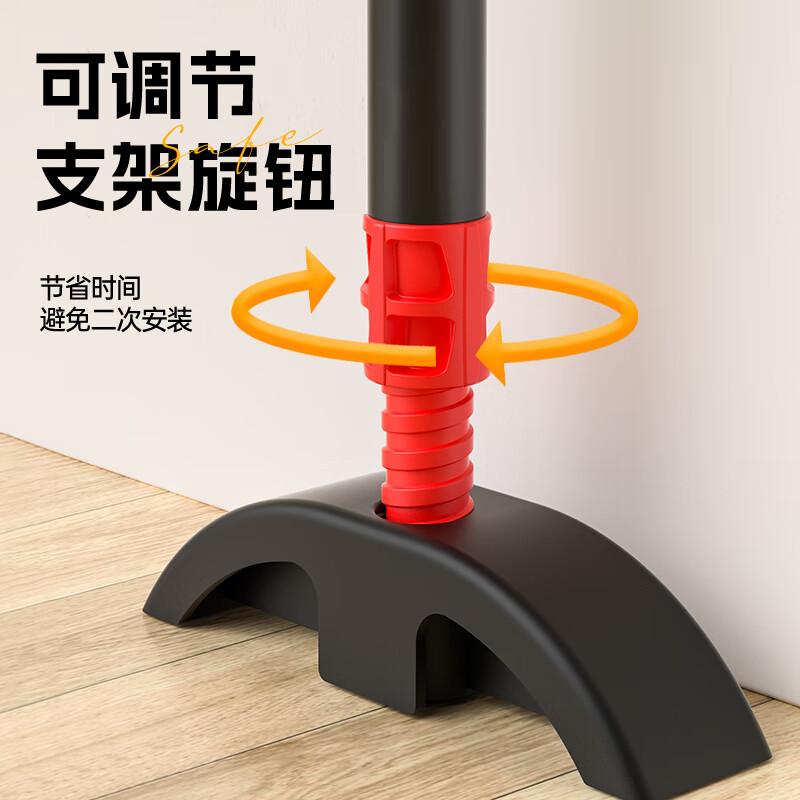 XTEP household horizontal bar indoor pull-ups for children and adults punch-free reinforced door sports fitness equipment short