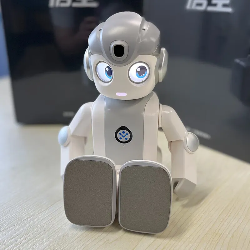 UBTECH Intelligent Robot Programming Dancing Learning Machine Educational AI Toy Early Education Accompanying Nanny English Tutoring Story Machine Voice Interactive Children's Home Robot Puzzle Education Children's Learning Machine Companion Robot Gift Box Packed with Anti-fall Bag 100 Programming Lessons