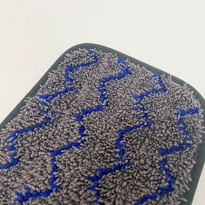 Rubbermaid Business Supplies 18-inch Microfiber Flat Mop Gray Set Inlet Mop Hotel Mop Wet and Dry Lazy Mop 18-inch Set Contains 2 Mops (Gray + Gray)